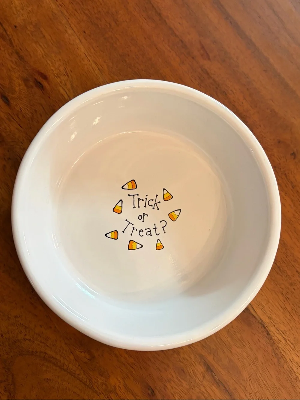 Vintage Goblins Ursula Dodge Signature Halloween Stoneware Dog Cat Pet Bowl 4.5
